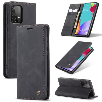 CaseMe CaseMe - Samsung Galaxy A52 5G hoesje - Wallet Book Case - Magneetsluiting - Zwart