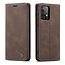 CaseMe - Samsung Galaxy A52 5G hoesje - Wallet Book Case - Magneetsluiting - Donker Bruin