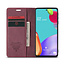 CaseMe - Samsung Galaxy A52 5G hoesje - Wallet Book Case - Magneetsluiting - Donker Rood