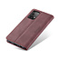 CaseMe - Samsung Galaxy A52 5G hoesje - Wallet Book Case - Magneetsluiting - Donker Rood