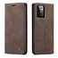CaseMe - Samsung Galaxy A72 5G hoesje - Wallet Book Case - Magneetsluiting - Donker Bruin
