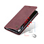 CaseMe - Samsung Galaxy A32 5G hoesje - Wallet Book Case - Magneetsluiting - Donker Rood