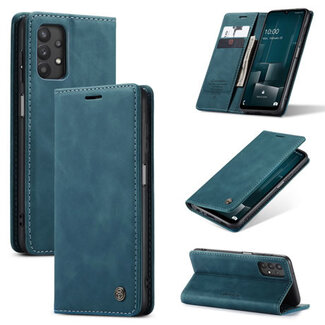 CaseMe CaseMe - Samsung Galaxy A52 5G hoesje - Wallet Book Case - Magneetsluiting - Blauw