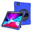 Case2go iPad Pro 12.9 (2018/2020) Cover - Hand Strap Armor Case - Blauw