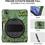 Case2go - Hoes voor Apple iPad Pro 12.9 (2018/2020) - Hand Strap Armor Case - Camouflage