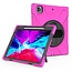 Case2go - Hoes voor Apple iPad Pro 12.9 (2018/2020) - Hand Strap Armor Case - Magenta