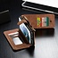 CaseMe - Samsung Galaxy S21 Ultra Hoesje - Back Cover met Ritssluiting - Bruin