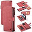 CaseMe - Samsung Galaxy S21 Ultra Hoesje - Back Cover met Ritssluiting - Rood