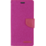 iPhone 11 Hoesje - Mercury Canvas Diary Wallet Case - Hoesje met Pasjeshouder - Roze