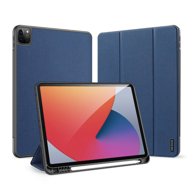 iPad Pro 2021 (11 Inch) Hoes - Dux Ducis Domo Book Case - Donker Blauw