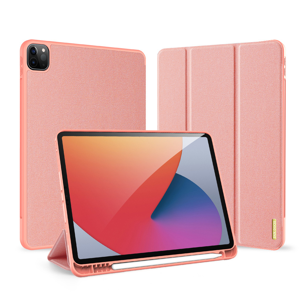 iPad Pro 2021 (11 Inch) Hoes - Dux Ducis Domo Book Case - Roze afbeelding