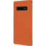 Samsung Galaxy Note 20 Hoesje - Mercury Canvas Diary Wallet Case - Hoesje met Pasjeshouder - Oranje