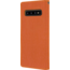 Samsung Galaxy Note 20 Ultra Hoesje - Mercury Canvas Diary Wallet Case - Hoesje met Pasjeshouder - Oranje