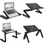 Laptop standaard Verstelbaar Universeel - Laptoptafel Met Koelventilatie - Geschikt voor thuiswerken - Laptopstandaard Opvouwbaar - Zwart