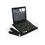 Laptop standaard Verstelbaar Universeel - Laptoptafel Met Koelventilatie - Geschikt voor thuiswerken - Laptopstandaard Opvouwbaar - Zwart