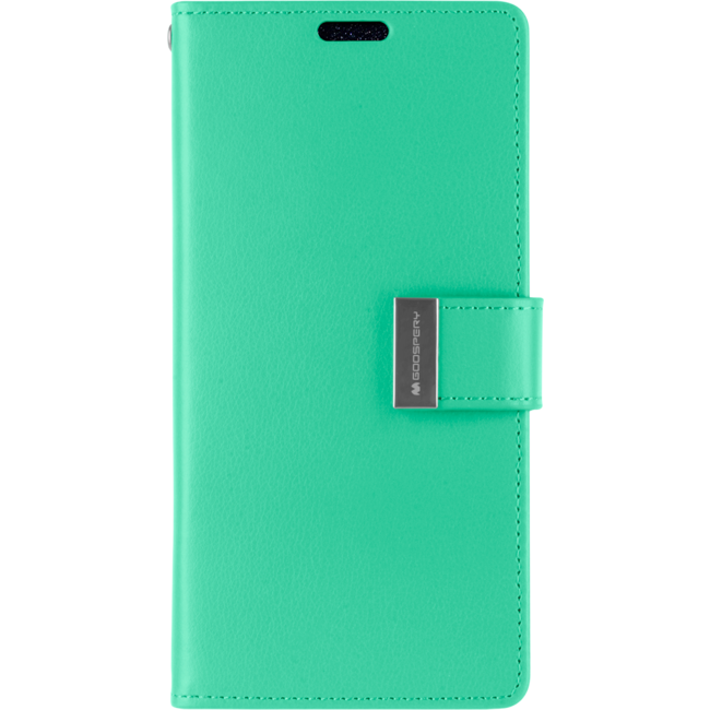 iPhone 11 Pro Hoesje - Goospery Rich Diary Case  - Hoesje met Pasjeshouder - Turquoise