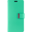 Mercury Goospery iPhone 11 Pro Hoesje - Goospery Rich Diary Case  - Hoesje met Pasjeshouder - Turquoise