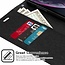 Samsung Galaxy S20 Ultra  Hoesje - Mercury Canvas Diary Wallet Case - Hoesje met Pasjeshouder - Zwart
