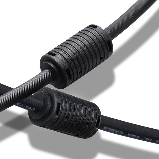 VGA Kabel - VGA Monitor kabel - VGA naar VGA - 1.5 Meter - Zwart/Blauw