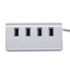 USB Splitter -USB Hub 3.0 - USB Hub 4 Poort - Usb hub met voeding - Aluminium