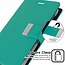 Samsung Galaxy A32 5G Hoesje - Goospery Rich Diary Case  - Hoesje met Pasjeshouder - Turquoise