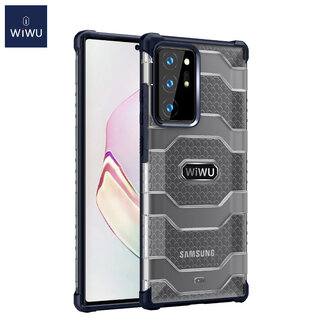 WIWU WiWu - Samsung Galaxy Note 20 Ultra Hoesje - Voyager Case - Schokbestendige Back Cover - Blauw