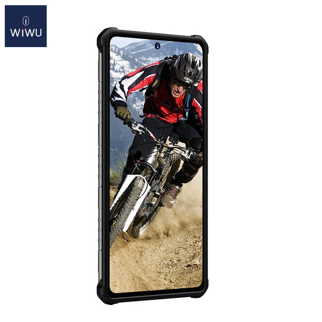 WiWu - Samsung Galaxy S20 FE Hoesje - Voyager Case - Schokbestendige Back Cover - Zwart