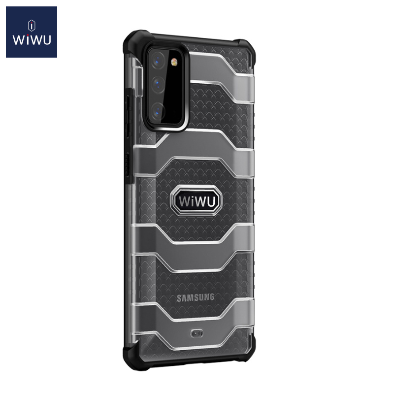 WiWu - Samsung Galaxy S20 FE Hoesje - Voyager Case - Schokbestendige Back Cover - Zwart afbeelding