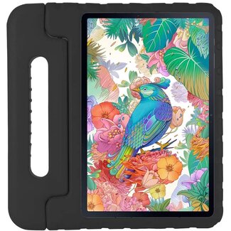 Case2go Samsung Galaxy Tab S7 - 11 inch - Schokbestendige case met handvat - Eva Kids Cover - Zwart