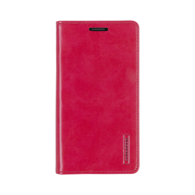 iPhone 12 Pro Max Hoesje - Blue Moon Flip Case - Met pasjeshouder - Rood