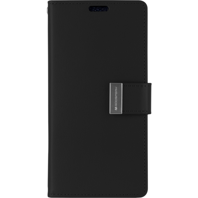 Samsung Galaxy S20 Plus Hoesje - Goospery Rich Diary Case - Hoesje met Pasjeshouder - Zwart