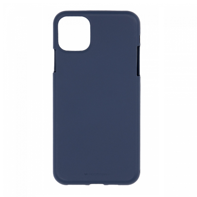 Apple iPhone 12 Pro Max  Hoesje - Soft Feeling Case - Back Cover - Donker Blauw