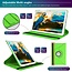 Case2go - Hoes voor de Samsung Galaxy Tab A7 (2020) - 360 Graden Draaibare Book Case Cover - 10.4 inch - Groen