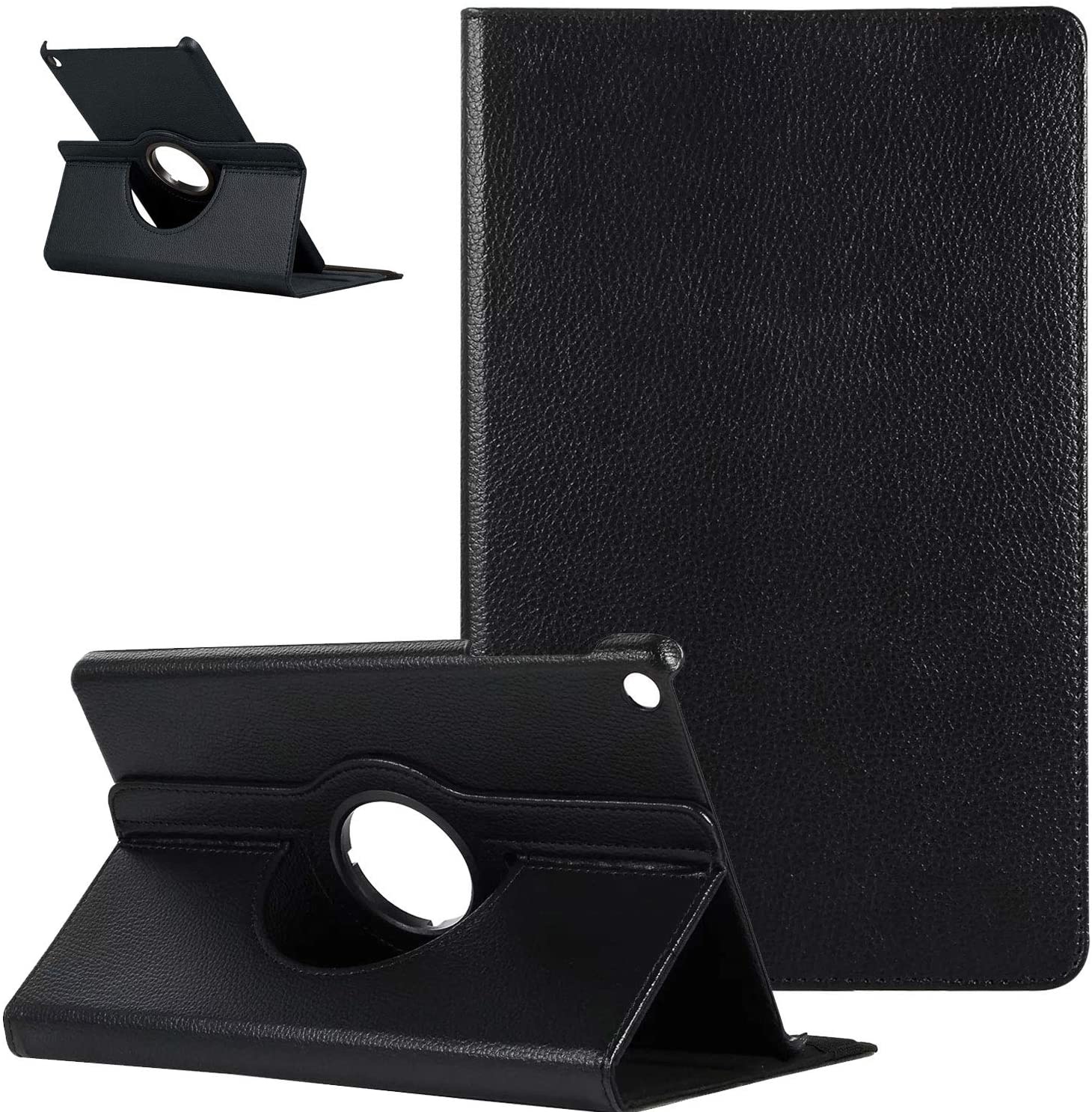 Samsung Galaxy Tab A7 Hoes - Draaibare Book Case Cover - 10.4 inch - Zwart afbeelding