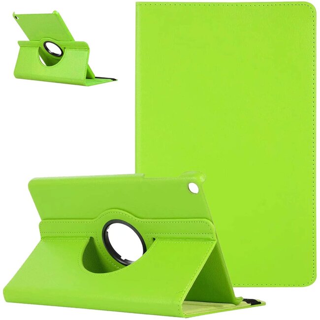 Case2go - Hoes voor de Samsung Galaxy Tab A7 (2020) - 360 Graden Draaibare Book Case Cover - 10.4 inch - Groen