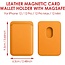 Magsafe Wallet Case voor iPhone 12 Mini / iPhone 12 / iPhone 12 Pro / iPhone 12 Pro MAX - Magnetische Kaarthouder - Pasjeshouder - Zwart