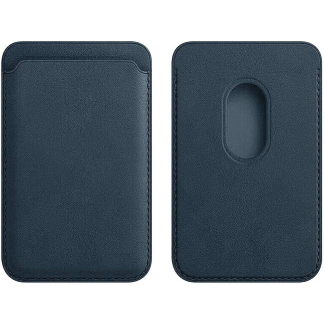 Magsafe Wallet Case voor iPhone 12 Mini / iPhone 12 / iPhone 12 Pro / iPhone 12 Pro MAX - Magnetische Kaarthouder - Pasjeshouder - Donker Blauw