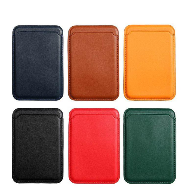 Magsafe Wallet Case voor iPhone 12 Mini / iPhone 12 / iPhone 12 Pro / iPhone 12 Pro MAX - Magnetische Kaarthouder - Pasjeshouder - Oranje