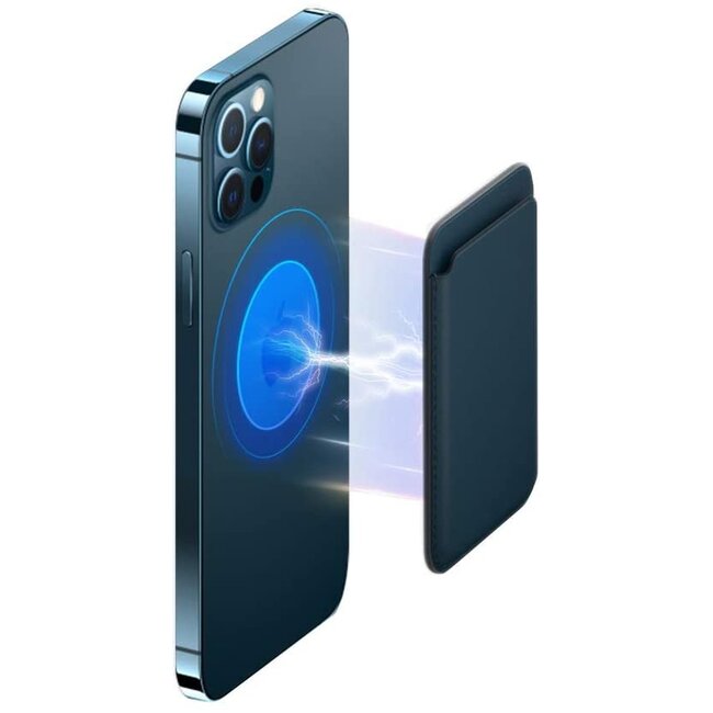 Magsafe Wallet Case voor iPhone 12 Mini / iPhone 12 / iPhone 12 Pro / iPhone 12 Pro MAX - Magnetische Kaarthouder - Pasjeshouder - Donker Groen