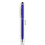 1 Stuks - Touch Pen - 2 in 1 Stylus Pen voor smartphone en tablet - Metaal - Blauw