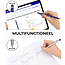 1 Stuks - Touch Pen - 2 in 1 Stylus Pen voor smartphone en tablet - Metaal - Blauw