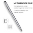 3 Stuks - Touch Pen - 2 in 1 Stylus Pen voor smartphone en tablet - Metaal - Zilver