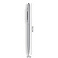 3 Stuks - Touch Pen - 2 in 1 Stylus Pen voor smartphone en tablet - Metaal - Zilver