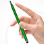 1 Stuks - Touch Pen - 2 in 1 Stylus Pen voor smartphone en tablet - Metaal - Groen