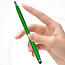 6 Stuks - Touch Pen - 2 in 1 Stylus Pen voor smartphone en tablet - Metaal - Groen