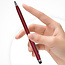 3 Stuks - Touch Pen - 2 in 1 Stylus Pen voor smartphone en tablet - Metaal - Rood