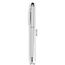 6 Stuks - Touch Pen - 2 in 1 Stylus Pen voor smartphone en tablet - Metaal - Wit