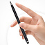 3 Stuks - Touch Pen - 2 in 1 Stylus Pen voor smartphone en tablet - Metaal - Zwart