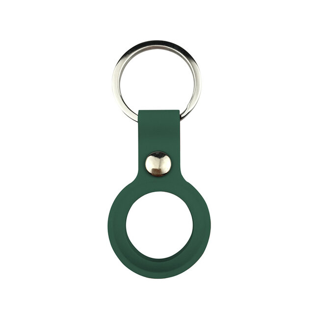 Apple Airtag-sleutelhanger - Siliconen AirTag Hoesje - AirTag Apple Case - Met Keychain - Groen