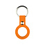 Apple Airtag-sleutelhanger - Siliconen AirTag Hoesje - AirTag Apple Case - Met Keychain - Oranje